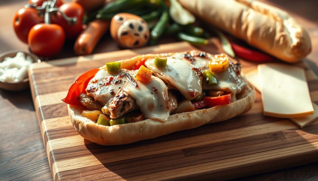 chicken philly steak