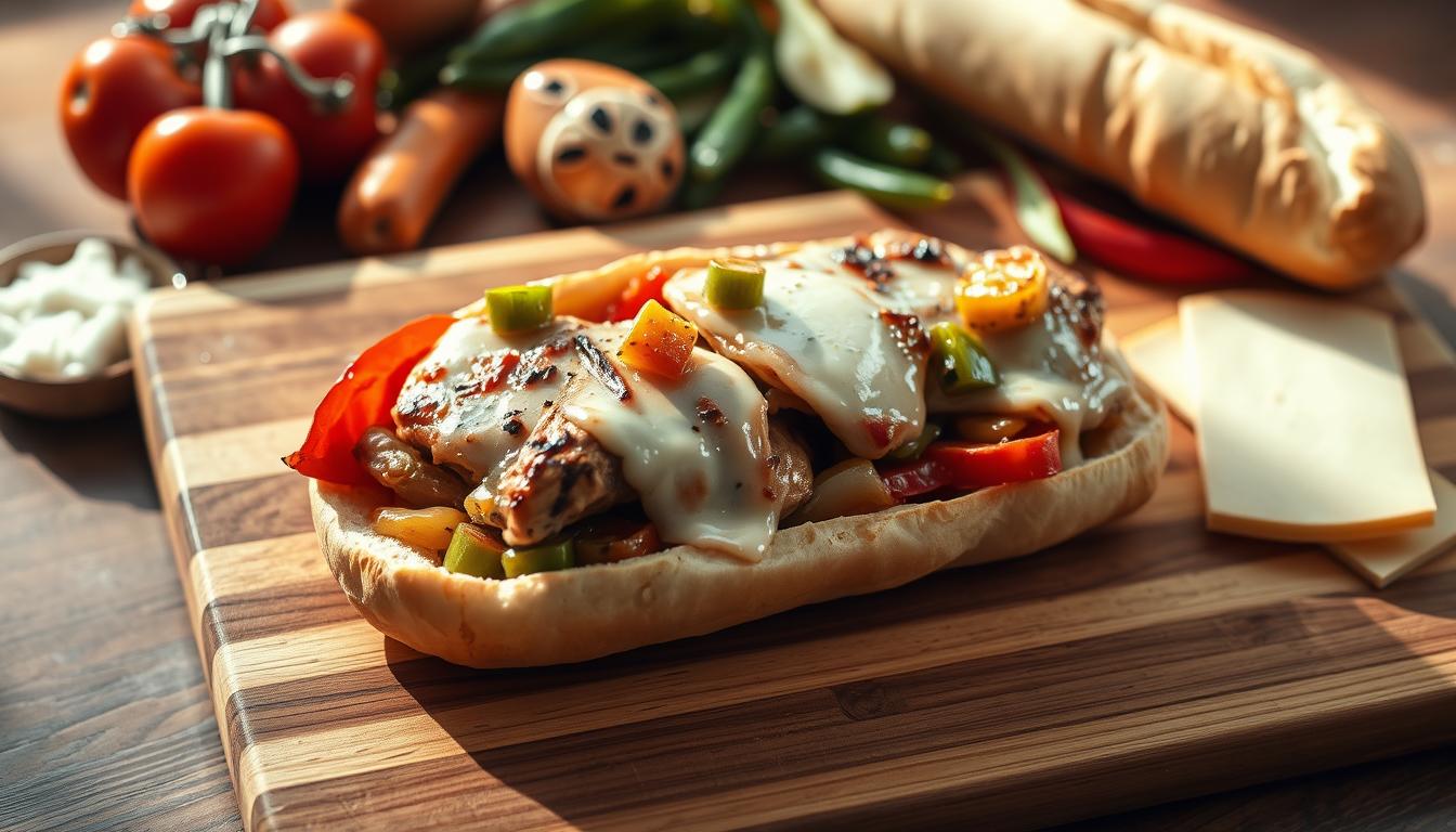 chicken philly steak