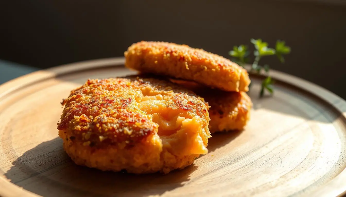 salmon patties with cornmeal
